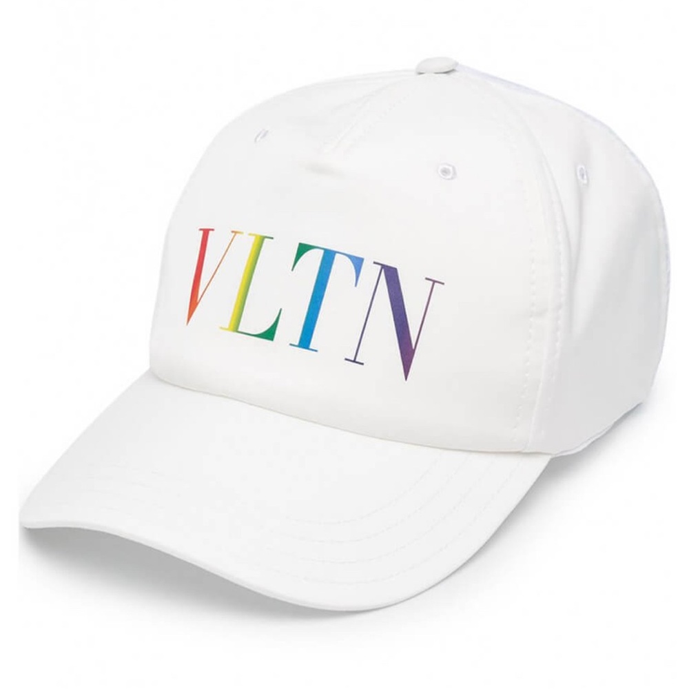 Valentino White Mesh Cap with Adjustable Strap